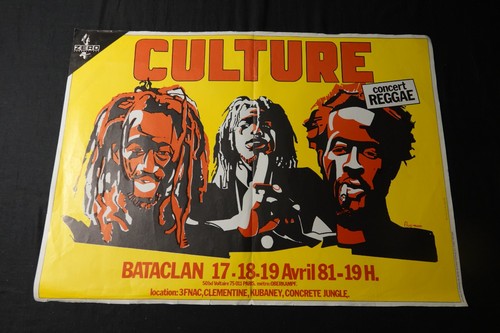 Culture reggae rare affiche - !,