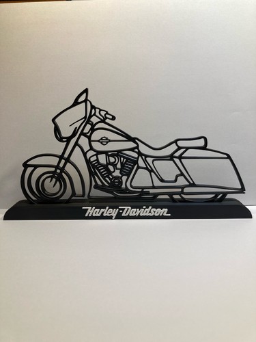 Silhouette harley davidson - harley-davidson, 3d