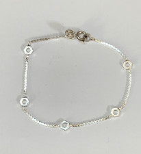 Ancien bracelet argent massif