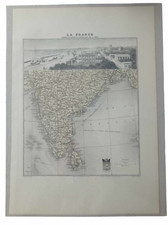 CARTE GEOGRAHIQUE XIX EME -