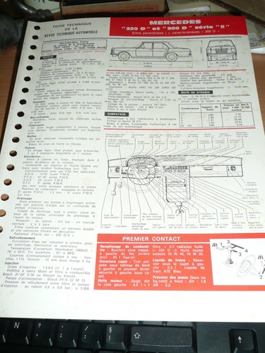 Fiche technique automobile rta - fiche,