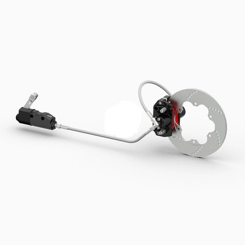 Hydraulic kart brake system - hydraulic,