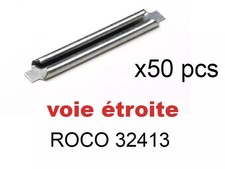 ROCO 50x éclisses métalliques voie étroite HOe - ROCO 32413