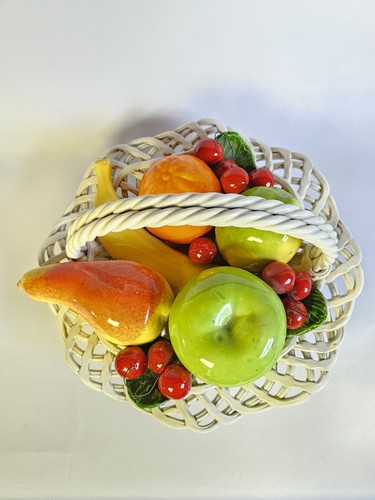 Vintage corbeille fruits - vintage,