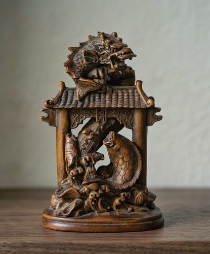 Chine statuette bois - chine,