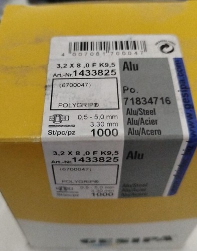 1000 rivets aveugles gesipa - aveugles,