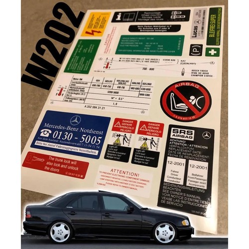 Decal set stickers - set,