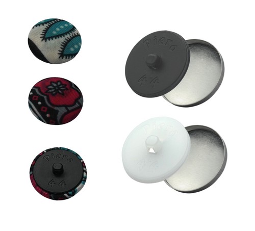 Boutons recouvrir tissu - de,