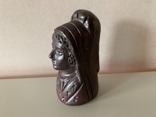Mini buste terre cuite - terre, //