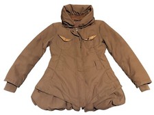 Superbe veste doudoune marron  matelassée duvet oie Marithé et François Girbaud