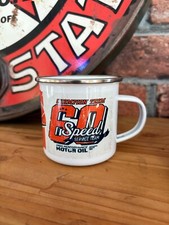 Mug émaillé 60 Speed, Tasse déco vintage voiture racing publicité collection
