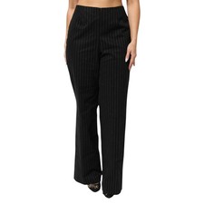 Bencivenga Pantalon Noir Laine