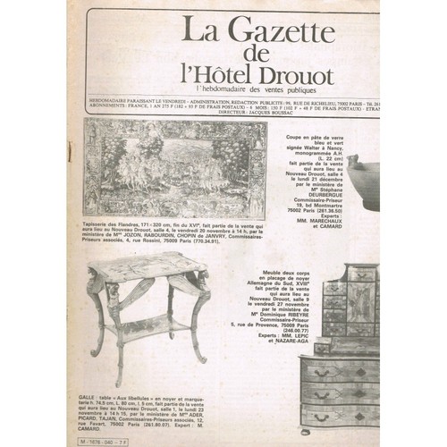 Gazette hôtel drouot - la,