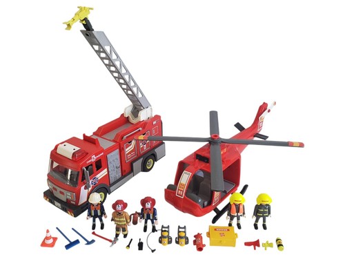 Playmobil lot ensemble pompier - playmobil,