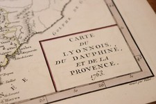 1763 Map Carte géographie