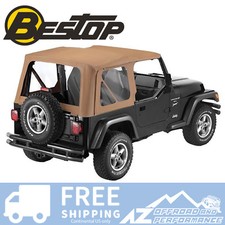 Bestop Toile Remplacer Un Haut Transparent Windows Spice For 97-02 Jeep Wrangler