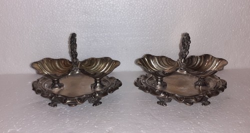 Lot salieres argent massif - 2,