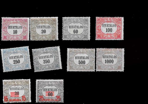 Timbres hongrie service - timbres,