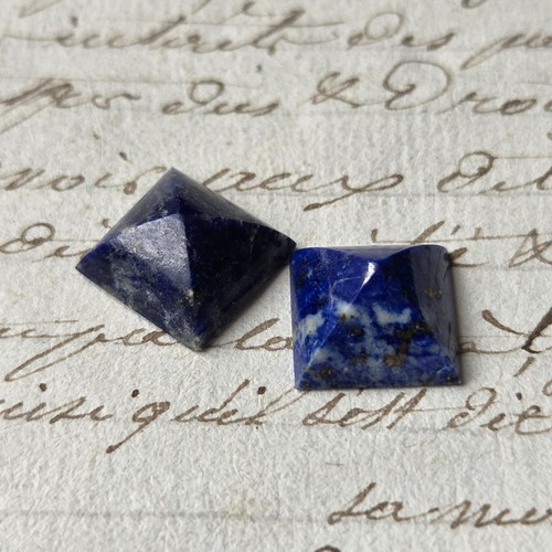 Lapis lazuli cabochons - 2,