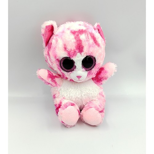 Doudou peluche ours chat - , rose