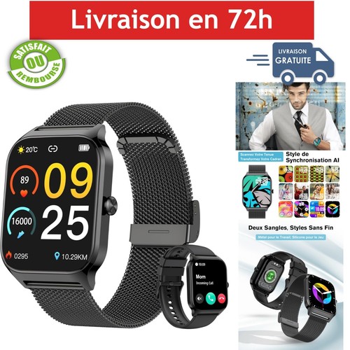 Montre connectée kalinco p125 - montre,
