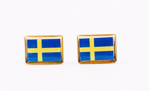 Suédois drapeau boutons - suédois,