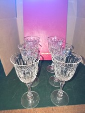 Artisanat de Lorraine - Service de 6 verres à vin en Cristal