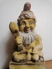 ?‍♂️ Statue Ancienne de Nain de Jardin en Plâtre – Pièce Vintage & Authentique