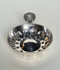 Tastevin en métal argenté