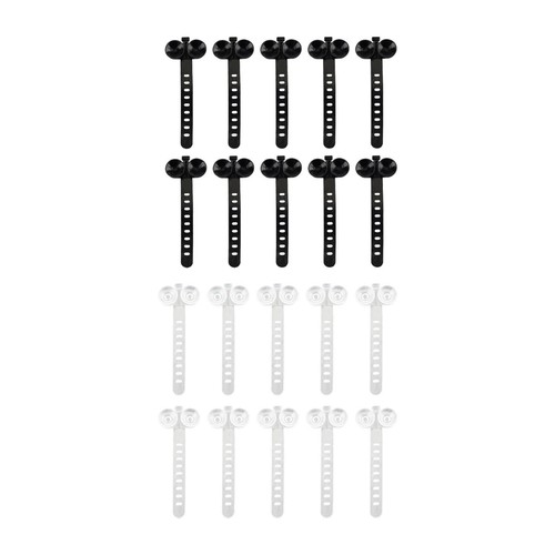Lot attaches de câble - 10,