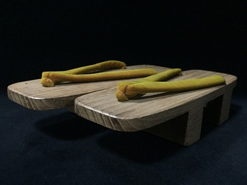 P0187 vintage sabots geta - p0187,