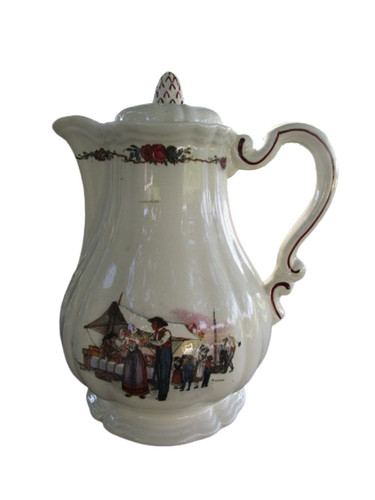 Grande théière faience - en,
