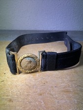 Ceinturon Militaria d'officier de cérémonie plaqué or, Léopold III de Belgique