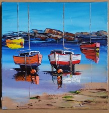 Huile sur toile - **,