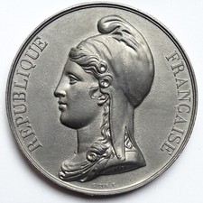 Médaille de table République Française Directoire 1799 Etain état Sup 55gr65