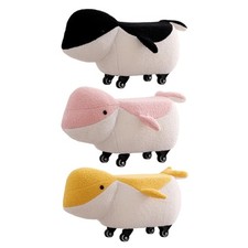 Tabouret de pied d'animal Rolling Poot-tool Rester ottoman Small Silt pour la