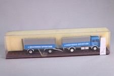 LE2895 BREKINA 7629 train Ho Camion Mercedes porte container + remorque Deutrans