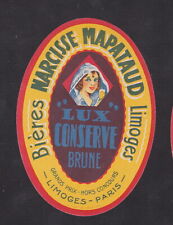 Ancienne étiquette alcool