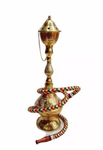 Vintage royal brass narguilé - vintage,