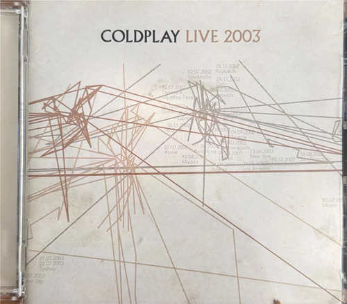 Coldplay cddvd live 2003 - coldplay,