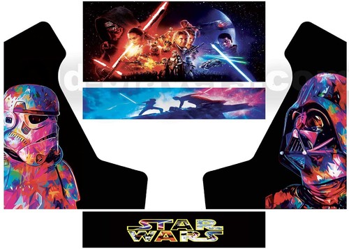 Stickers bartop star wars - star,