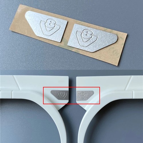 Metal sticker mark for - v8,