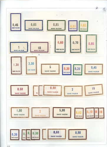 100526 timbre france lot - ,