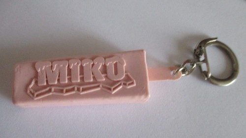 Porte clé vintage glace ski - clé,
