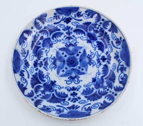 Assiette faïence delft - en, :
