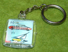 Rare porte clés ancien visiomatic Libauto Polish Liberon Lavaline Gennevilliers