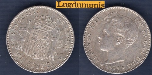 Espagne peseta 1899 - espagne,