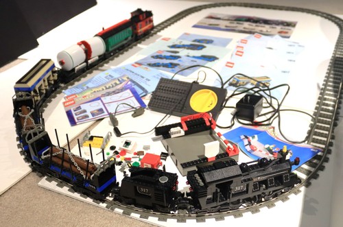 Lego trains my - 9v,