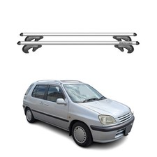 Barres de toit transversales pour Toyota Raum 1997-2002 90kg Alu Gris 2tlg