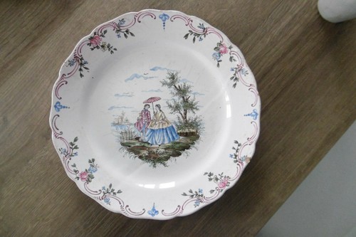 Ancienne assiette faience - en,